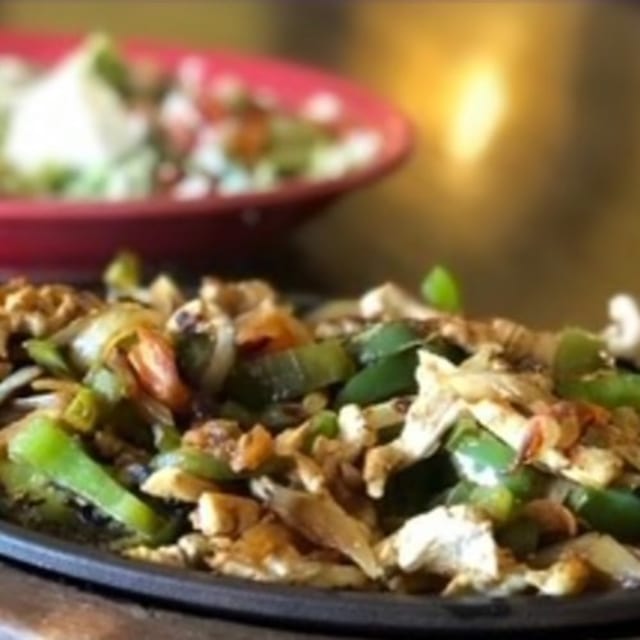 Chicken Fajitas.