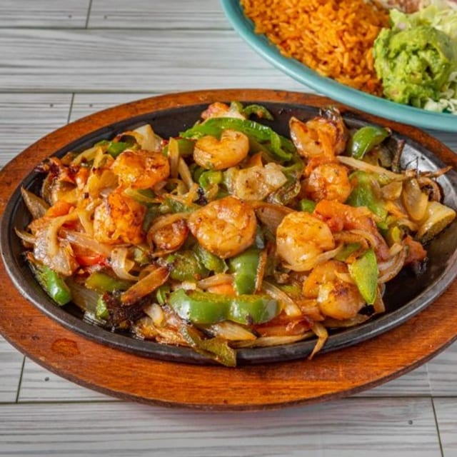 Shrimp Fajitas.